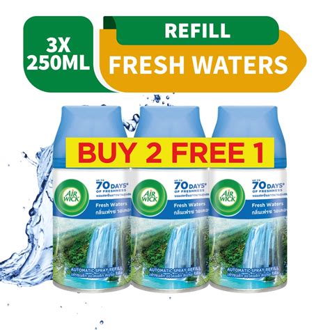 Air Wick Pure Freshmatic Refill Fresh Water 250ML Triple PACK Air Care