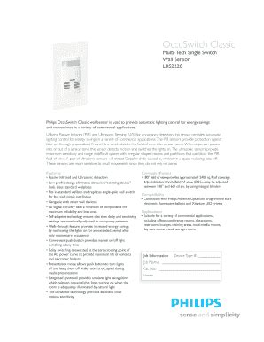 Fillable Online Product Bulletin Philips Lighting Fax Email Print