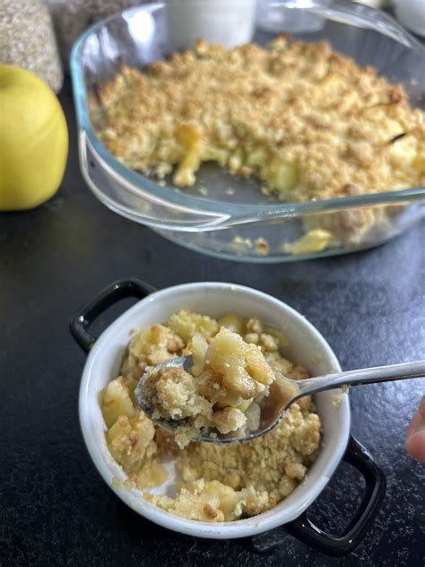 Crumble Aux Pommes Facile Des Rires En Cuisine