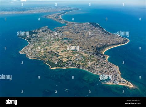 France Vendee Noirmoutier Island Aerial View Stock Photo Alamy