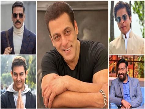 Salman Khan Reacted On Shah Rukh Khan Aamir Khan Akshay Kumar Ajay