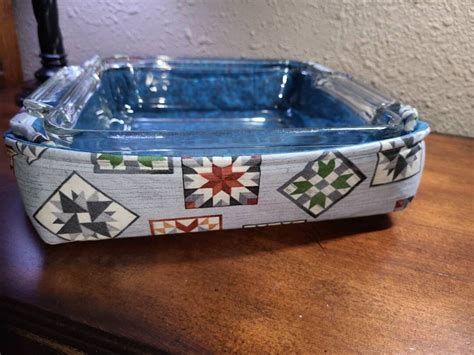 8x8 Or 9x9 Quilt Block Insulated Casserole Dish Basket Carrier Etsy