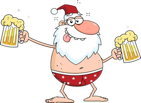 Drunk Santa PNG Vector PSD And Clipart With Transparent Background