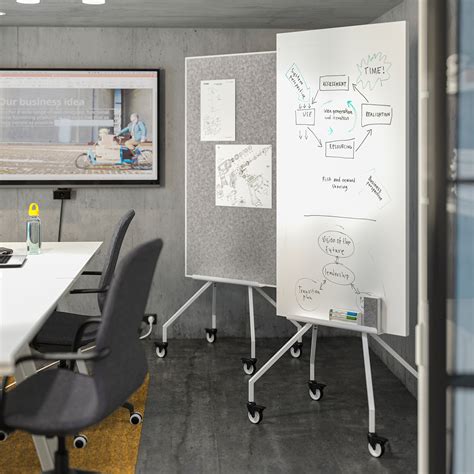 ELLOVEN доска для записей, на колесиках белый 70x180 см | IKEA Latvija