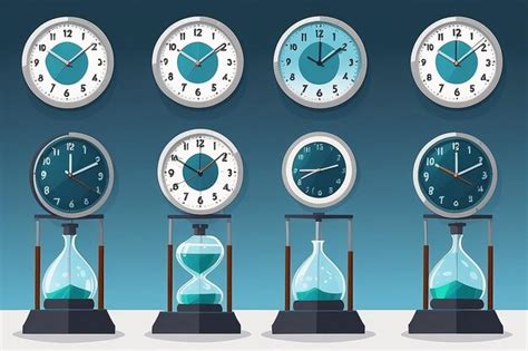 Premium Photo | Lab clocks synchronized for accurate experiment timing vector illustration in ...