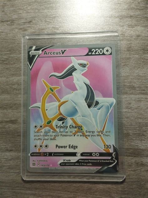 Full Art Arceus V Hobbies Toys Toys Games On Carousell