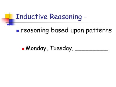 Ppt Inductive Reasoning And Conditional Statements Powerpoint