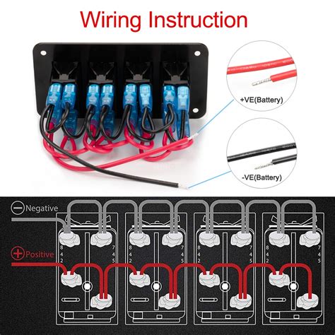 wiring diagram  rocker switch panel wiring diagram