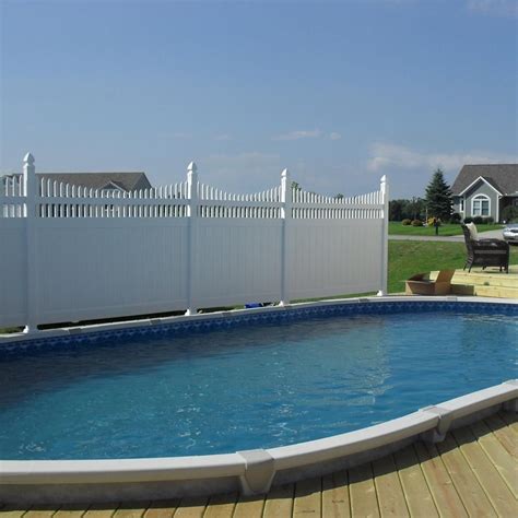 Weatherables Halifax 6 Ft H X 8 Ft W White Vinyl Privacy Fence Panel Kit Pwpr Ots 6x8 The