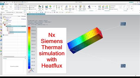 Nx Siemens Basic Simple Tutorial For Thermal Simulation With Heat Flux