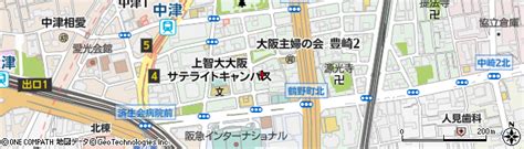 大阪府大阪市北区豊崎3丁目8 12の地図 住所一覧検索｜地図マピオン