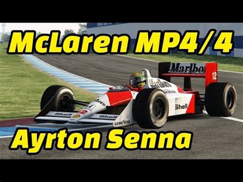 McLaren MP4 4 Ayrton Senna Hotlap YouTube