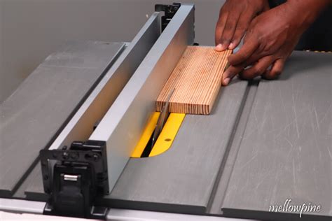 How To Cut A Taper On A Table Saw Super Easy Way MellowPine