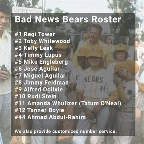 Alfred Ogilvie Bad News Bears Jersey 9 Chicos Bail Bonds