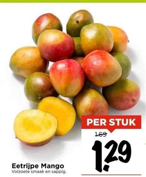 Eetrijpe Mango Aanbieding Bij Vomar 1Folders Nl