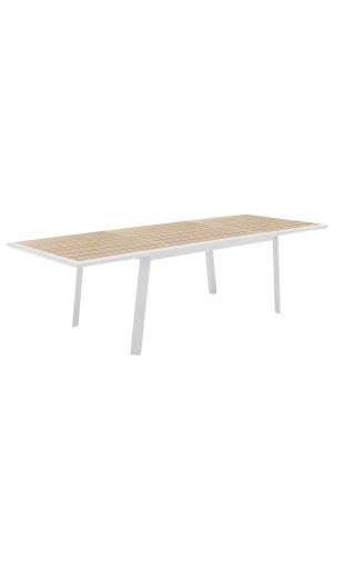 Table Extensible Alu P Lin Blanc Pavane Hesp Ride Le D P T Bailleul