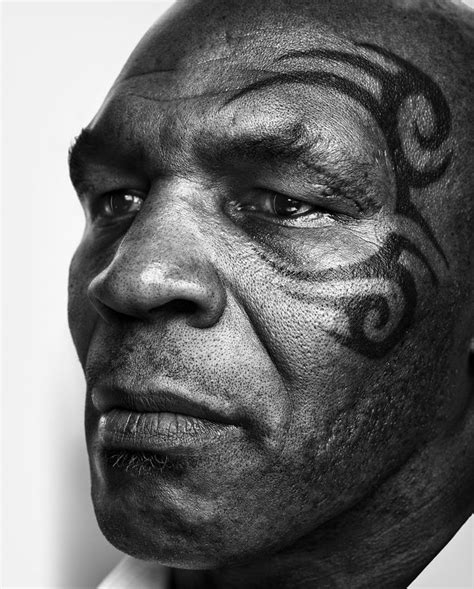 Mike Tyson For Gq China Black And White Photography Portraits