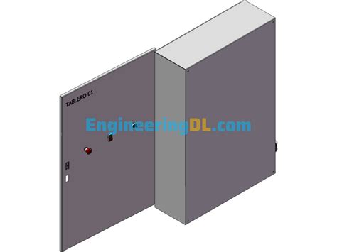 Detailed Model Of Industrial Control Electric Cabinet Design