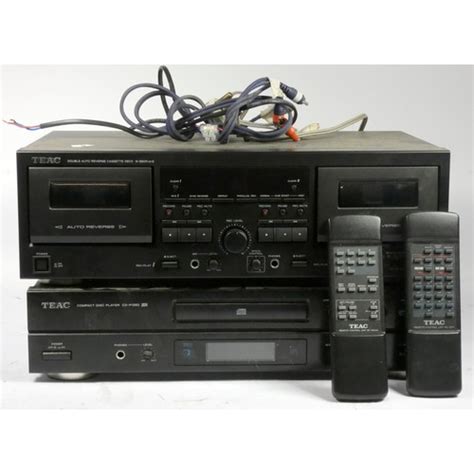 A Teac W 890R Mk II Cassette Deck Double Auto Reverse With Remote