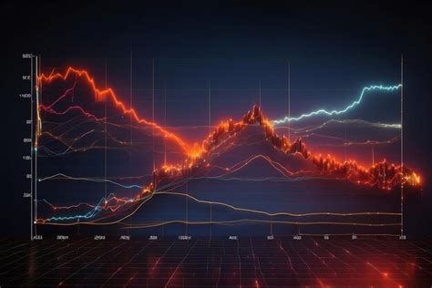 Premium AI Image | Energy crisis rising graph data chart representing electricity crisis economy ...