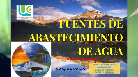 Fuentes De Abastecimiento By David Mercado On Prezi