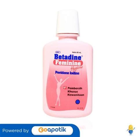 Betadine Feminine Hygiene Larutan 60 Ml Lazada Indonesia