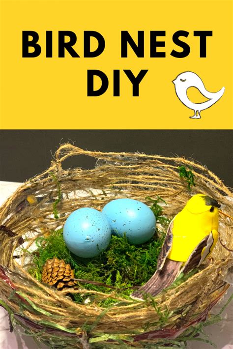 How To Make a Bird Nest at Home - BrightKidFun