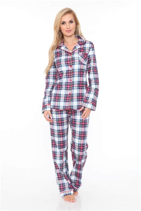 Womens Flannel Pajamas Flannel Pajama Sets Pajama Set