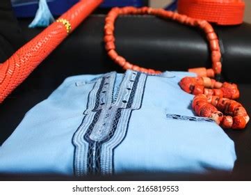 Male Edo Attire Traditional Wedding Stock Photo 2165819553 | Shutterstock