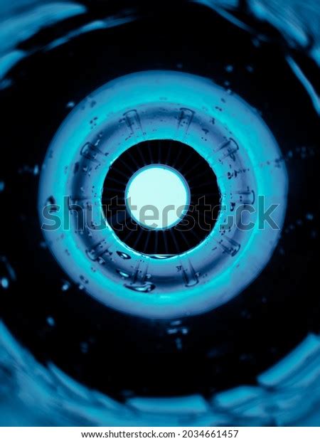 Dark Blue Optical Illusion Effect Stock Photo 2034661457 | Shutterstock