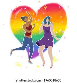 Same Sex Dancing Stock Illustrations Images Vectors Shutterstock