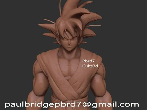 STL Datei DRAGON BALL GOKU DRAGONBALL Z 3D Druckbares Modell Zum