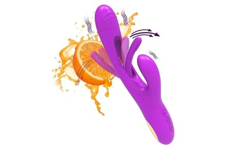 7 Speeds Tapping Rabbit Vibrator 3 Motors G Spot Clitoral Flapping