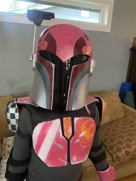 Finished my daughter’s Sabine costume just in time! : r/starwarsrebels