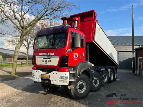 MAN TGS 49 440 10X8 met geísoleerde asfalt kipper dump truck for sale