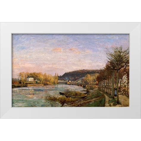 Pissarro Camille 18x13 White Modern Wood Framed Museum Art Print