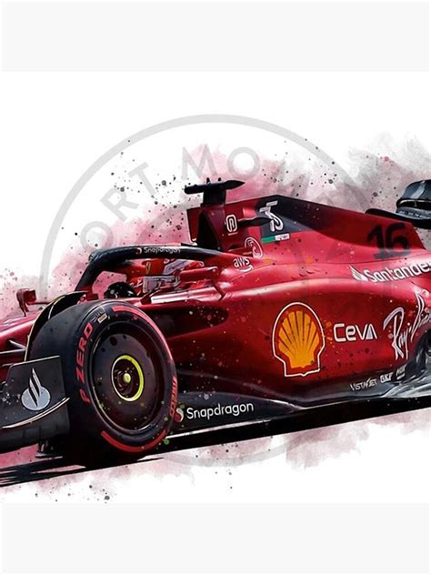 Charles Leclerc 2022 F1 Car Ferrari F1 75 Racing Driver Formula 1 One