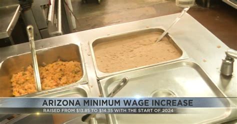 Arizona minimum wage increase starting January 1st | Video | kvoa.com