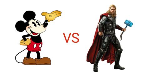 Mugen Mickey Mouse Vs Thor Youtube