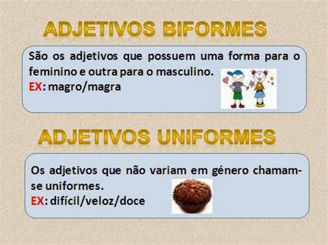 Adjetivo Biforme E Uniforme