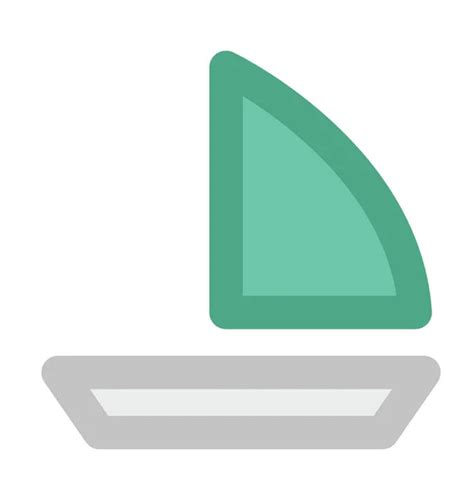 Yacht Flat Vector Icon Stock Vector By Vectorsmarket