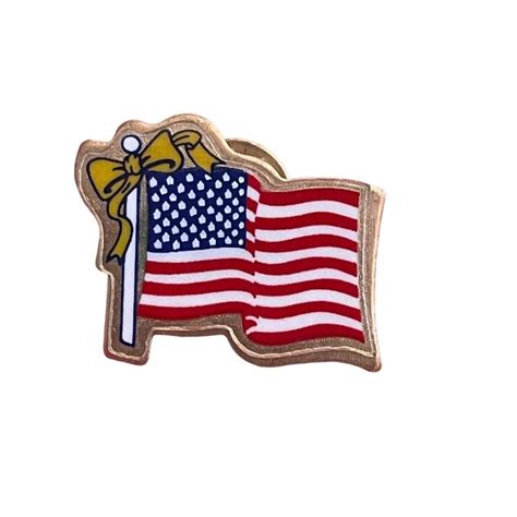 American Flag Enamel Pin