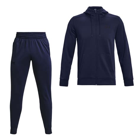 Under Armour Fleece Full Zip Trainingspak Blauw Donkerblauw