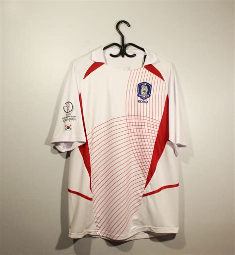 South Korea Away 2002 Away World Cup Retro Jersey Free Shipping