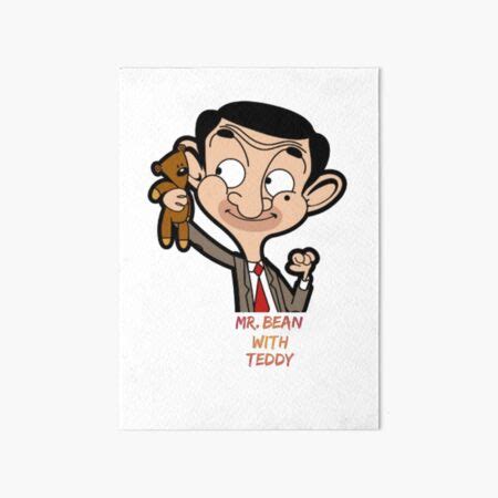 "Mr. Bean - funny" Art Board Print for Sale by EliteDesignClub | Redbubble