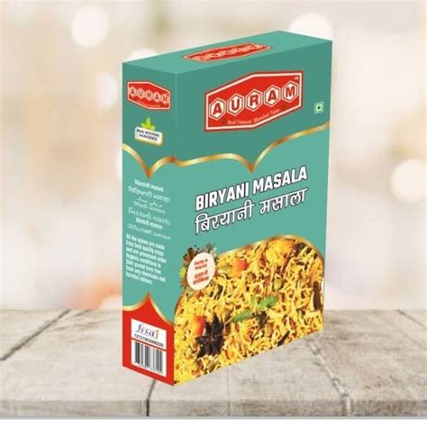 Auram Biryani Masala Packaging Size 100gm Packaging Type Box At Rs