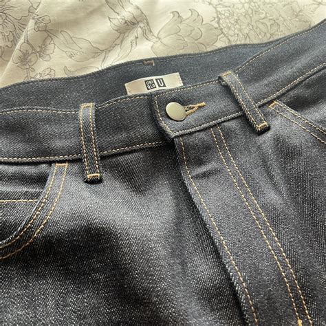 Uniqlo U Selvedge Regular Fit Jeans Size 32” Depop