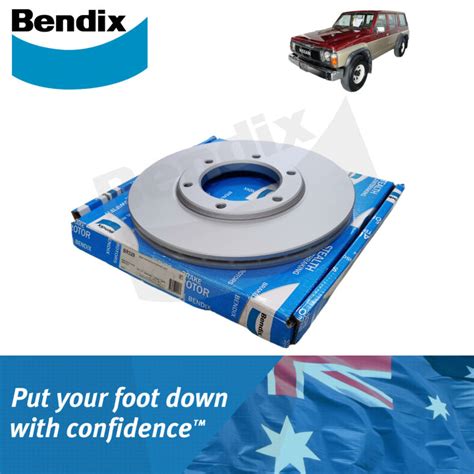 Bendix Brake Disc Rotor Br Front For Nissan Patrol Safari