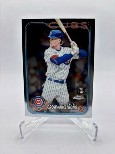 2024 Topps Chrome Pete Crow Armstrong RC Rookie 16 Chicago Cubs EBay