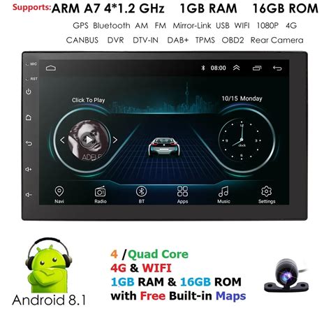 Aliexpress Buy Quad Core Autoradio 2 Din Android 8 1 Radio Gps